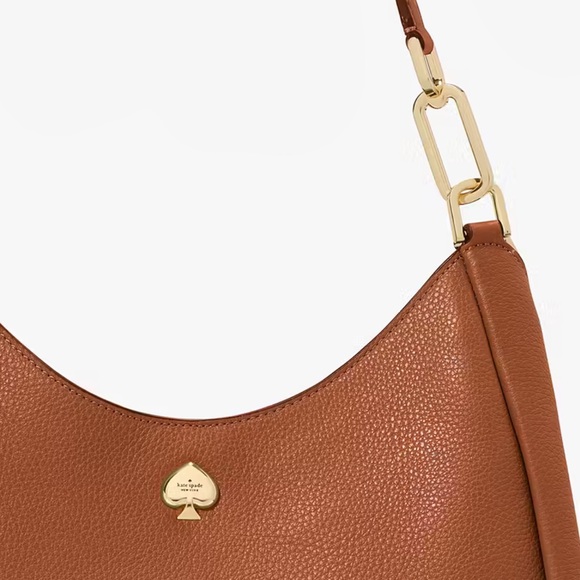 ♠️Kate Spade Kayla Large Triple Compartment Shoulder Bag, Warm Gingerbread Brown - Picture 3 of 6